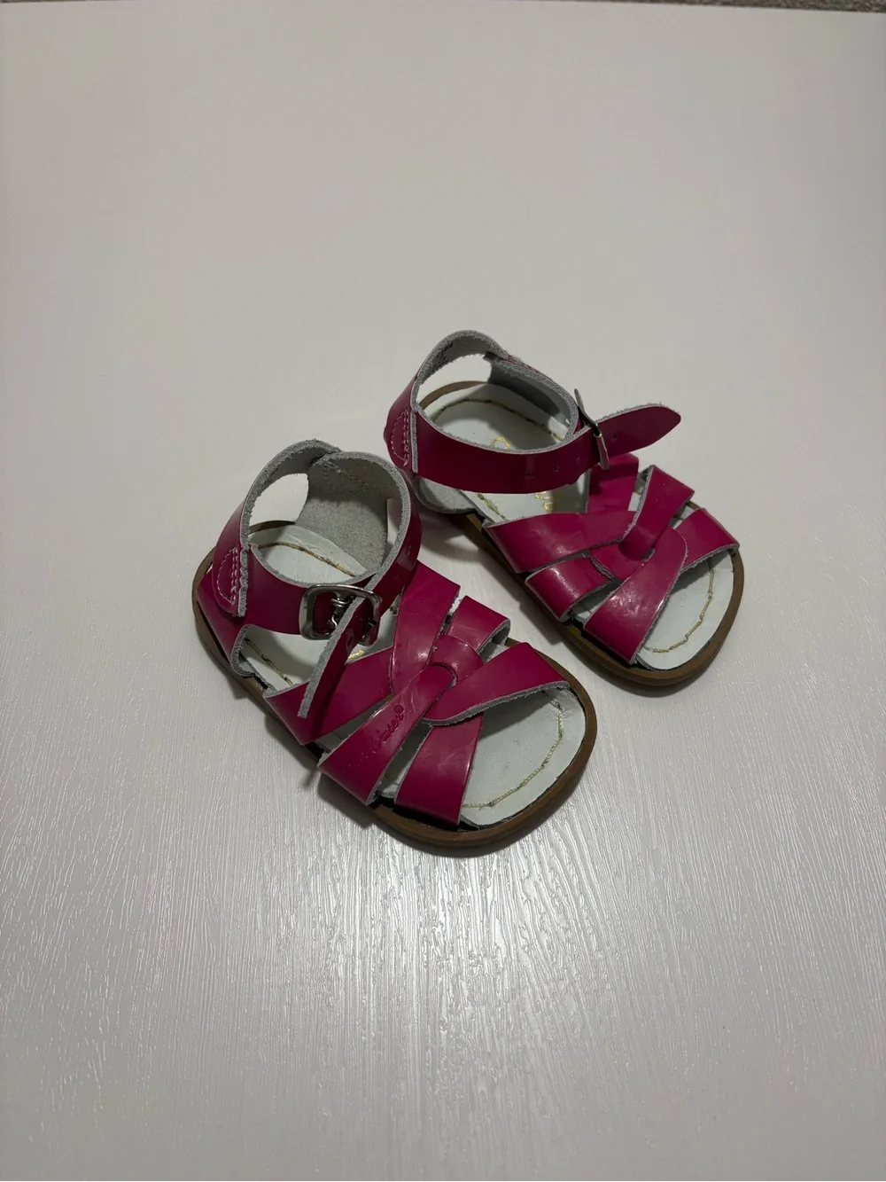 Pink Saltwater sandals